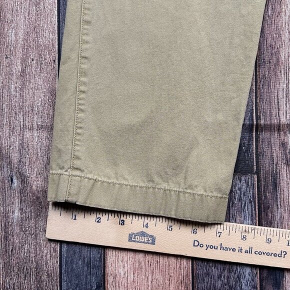 Marine Layer Pants Mens 36x32 (35x31) Tan Khaki Cotton Straight Button Fly Chino - Picture 12 of 14